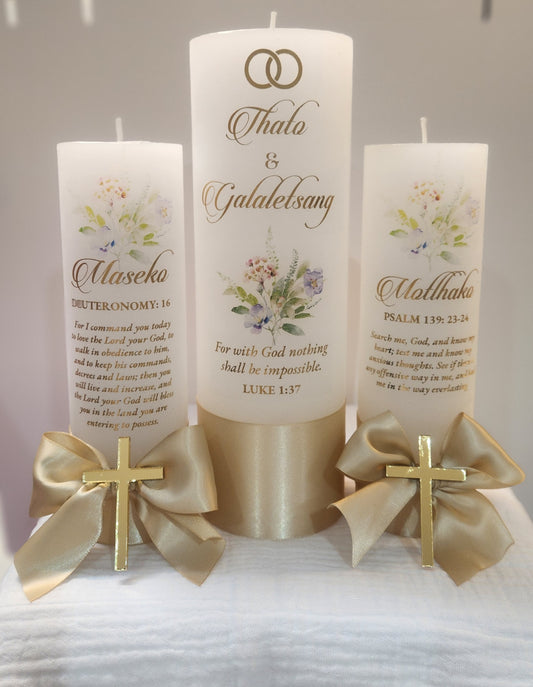 Unity Wedding Candle Set : Classic