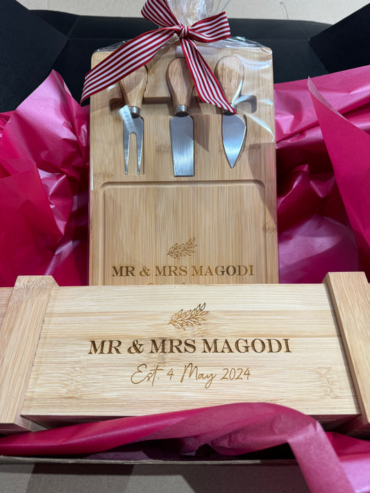 The Winelands: Cheese Board and Wine Box