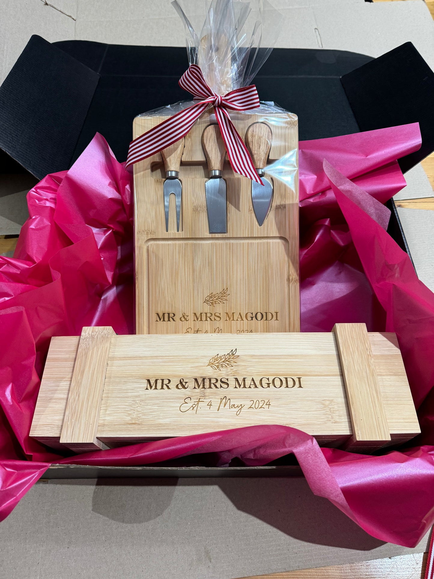 The Winelands: Cheese Board and Wine Box