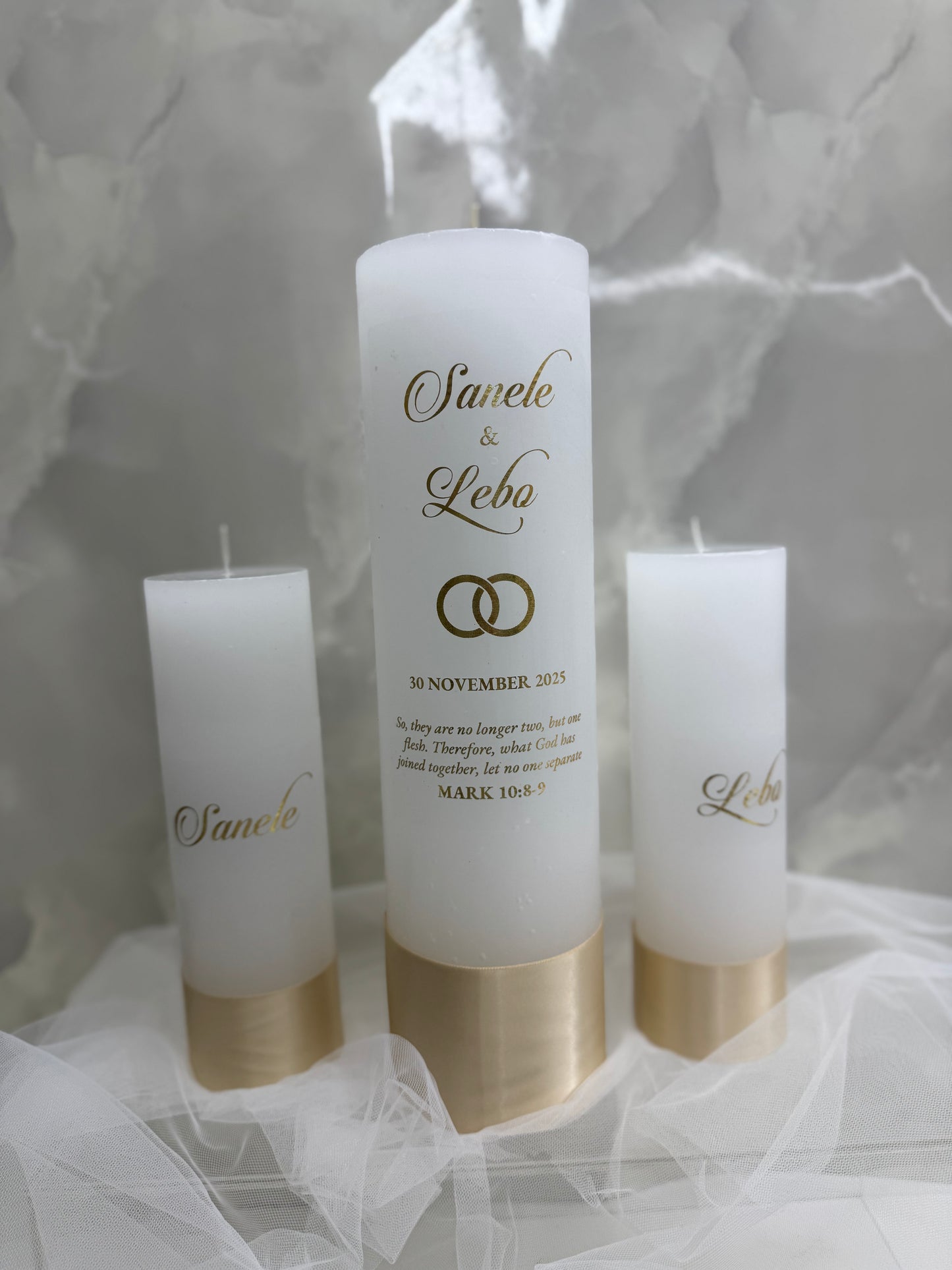 Unity Wedding Candle Set : Classic