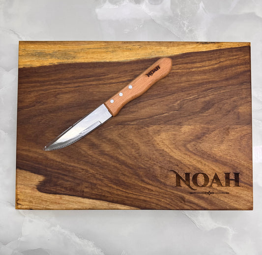 Steak Board & Knife set: A cut above the rest