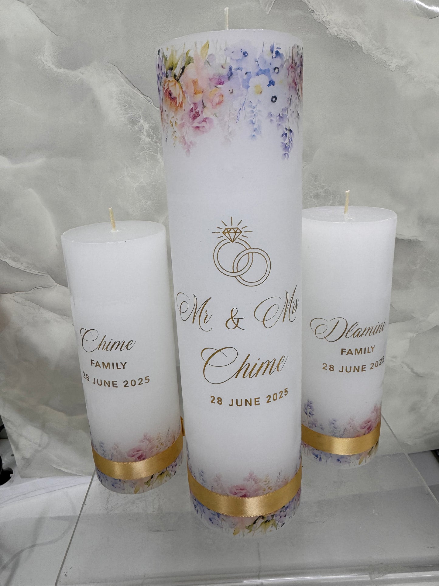 Unity Wedding Candle Set : Classic